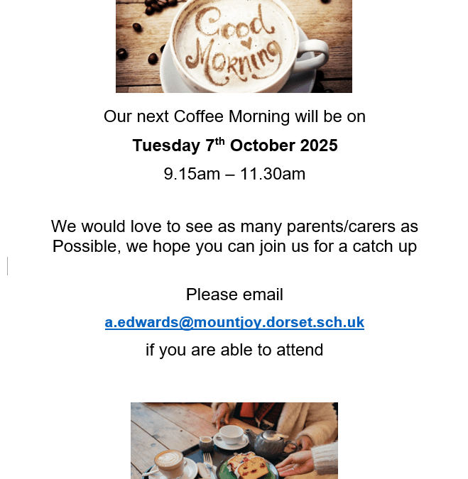 Coffee Morning 7th October