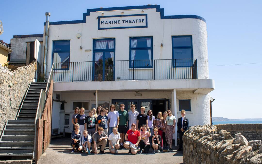 Visit to Marine Theatre in Lyme Regis