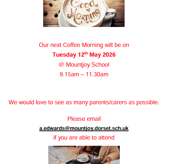 Coffee Morning Tuesday 12th May